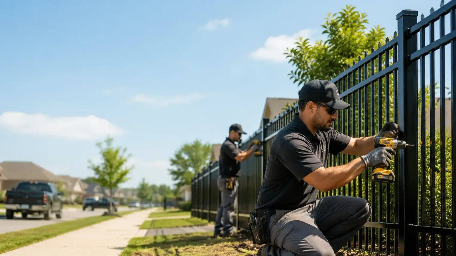 Metal Fence Installation in Roy, WA